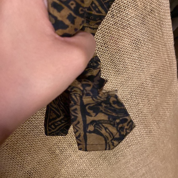 Vintage Mixed Pattern 100% Silk Blouse - Picture 8 of 9